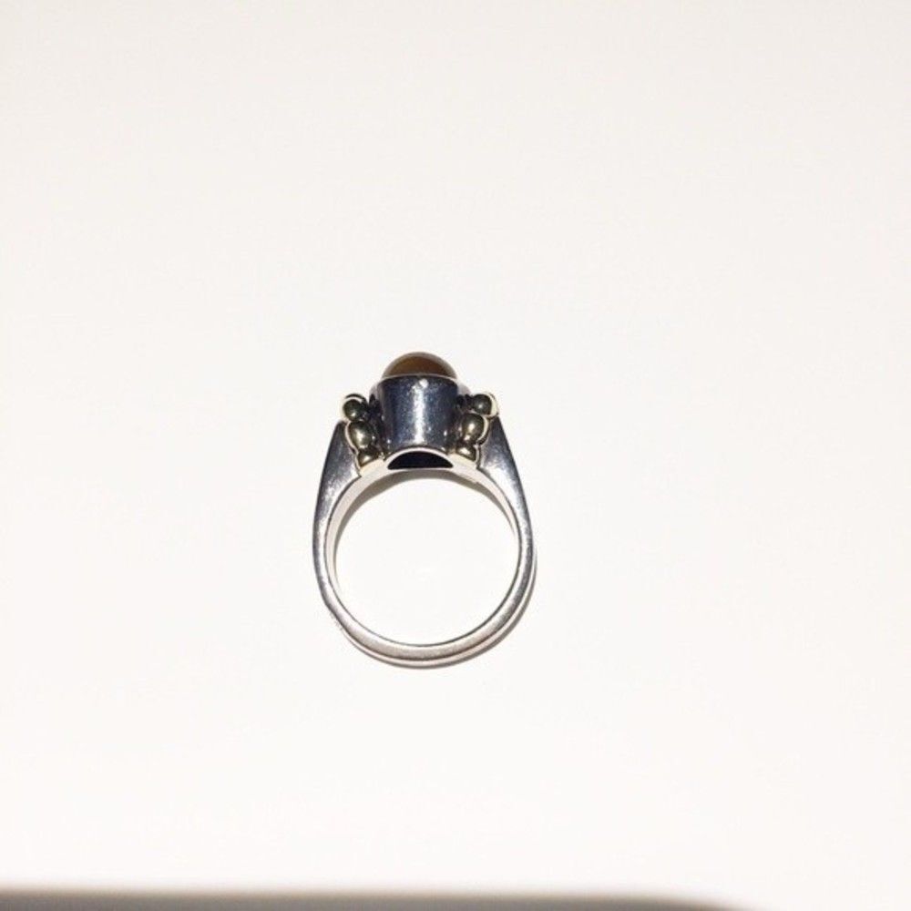 LAGOS 18K Sterling Silver Citrine Ring - Picture 5 of 6